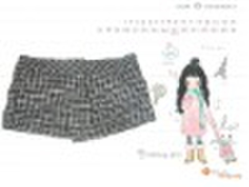 lady panty costume tweed