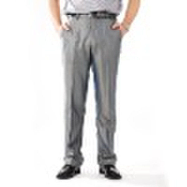 mens twill flat-front pants