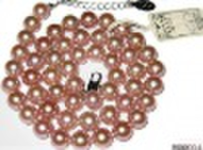 pearl strands necklace 8-9MM round