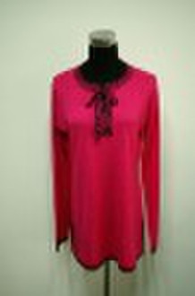 computer knit fashion pullover