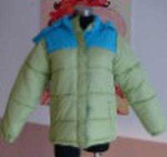 unisex long sleeve stripped cotton padded winter j