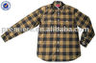 Printed flannel woven men's shirts