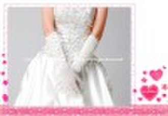 2011 New Arrival Elbow Length Satin Fingers Weddin