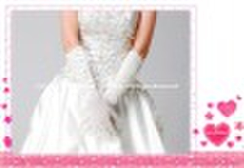 2011 New Arrival Elbow Length Satin Fingers Weddin