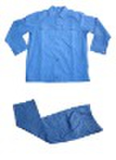 Blue safety suit