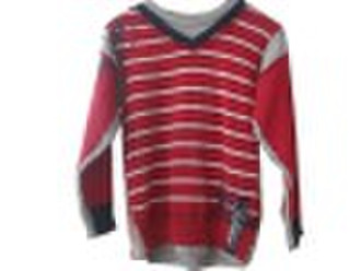Boy's yarn dyed  casual swater