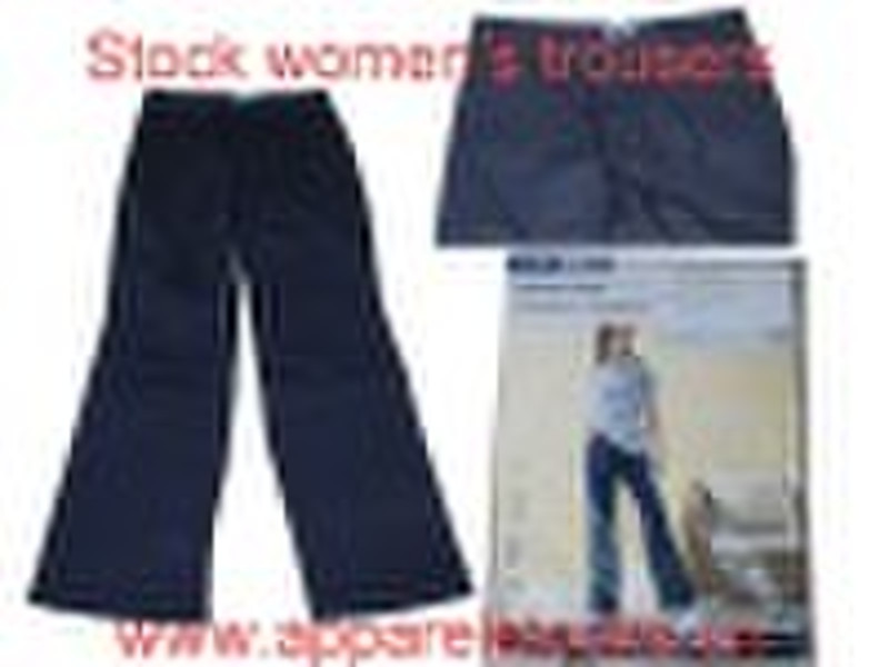 Stock women's trousers