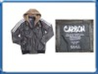 stock men's leather jacket