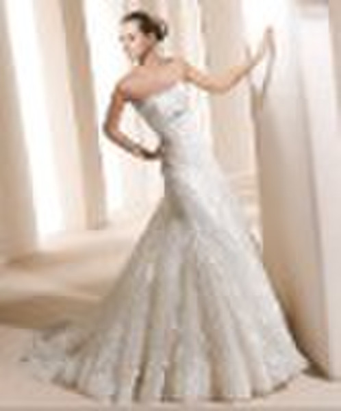 2010 new style wedding gown (LB031)