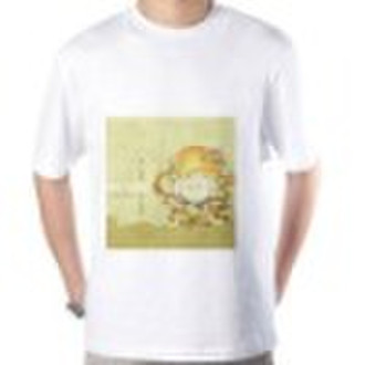 2011men's pure cotton  printed  t-shirt with p