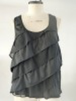 Chiffon and Satin Blouse