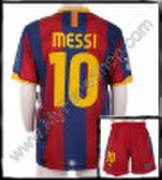 Wholesale 10-11 Barcelona home #10 Messi Soccer un