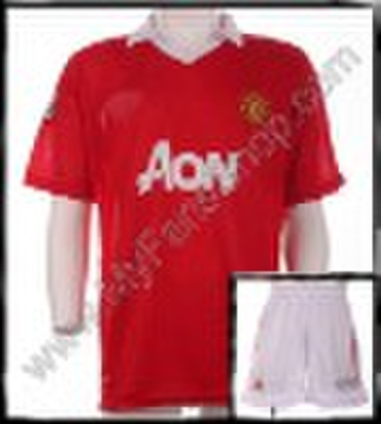 Wholesale 10-11 Man Utd home soccer shirt