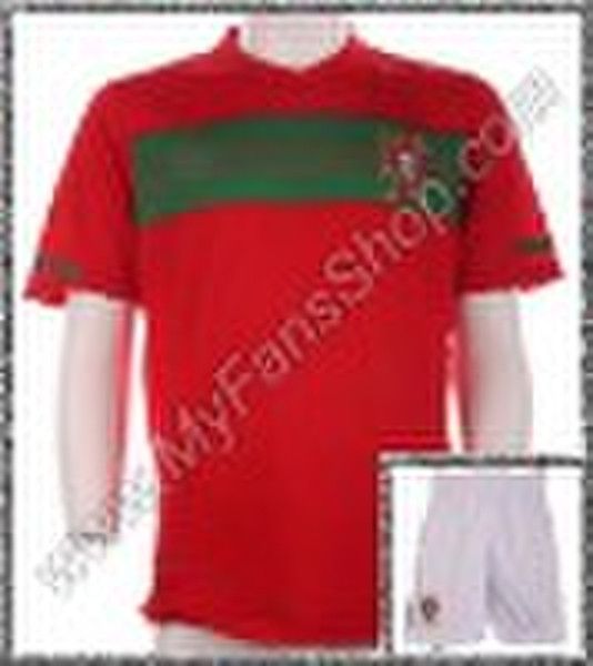 10-11 Portugal Home Soccer uniform