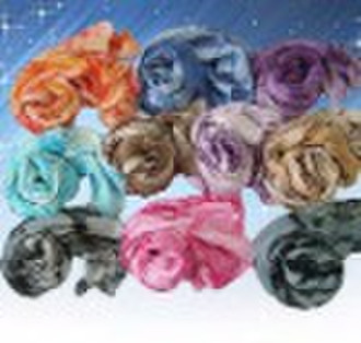 Polyester yarn scarf shawl