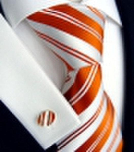 мода шелк тканые галстук