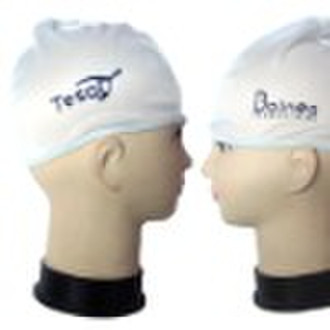 Fabric swim cap