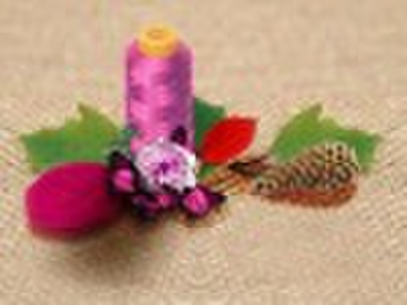 dyed embroidery thread