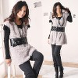 50804 eine koreanische Mode Winter Wolle Kleid Twenty