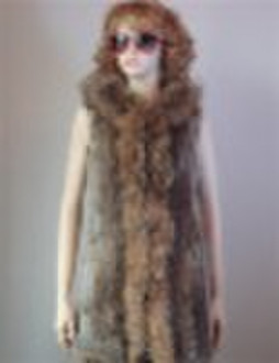 new  fashion  lady fur vest(10BZ-012)