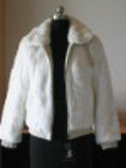 Ladies rex rabbit fur jacket