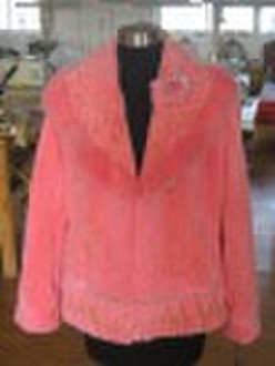 Ladies rex rabbit fur jacket