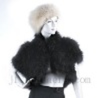 Fashion marabou feather shawl