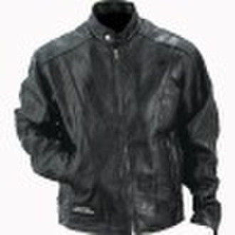 LEATHER MEN'S SOFTSHELL JACKET