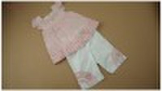 girl suit short beautiful t-shirt and pants for 20