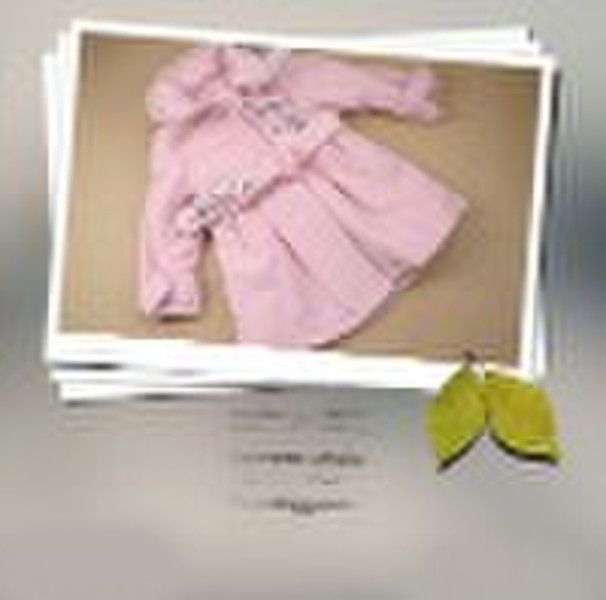 children clothing coat made with 100% cotton for 2