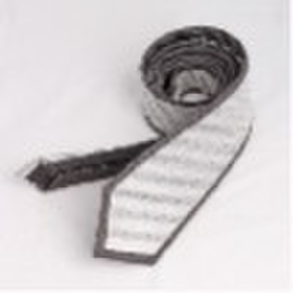 Microfiber polyester woven necktie