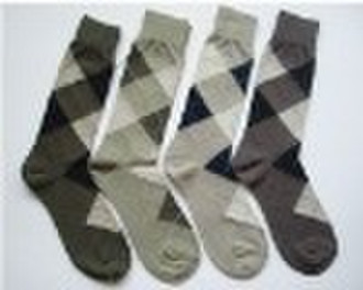 catton argyle socks man