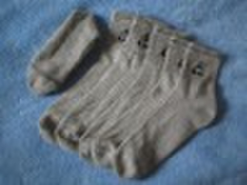 knitted cotton sports sock man