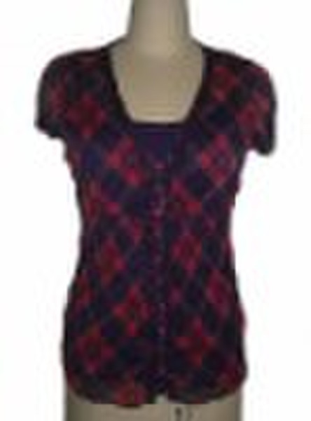 Ladies' short sleeve blouse