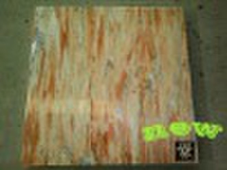 red wooden marble slab