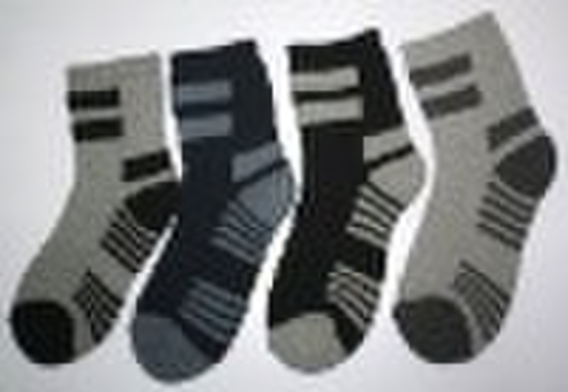 boys terry cotton socks