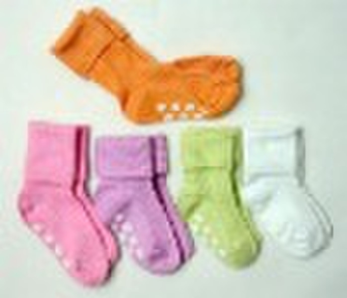 Children's cotton slip socks