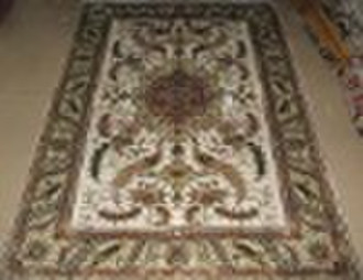 pure handmade silk rug