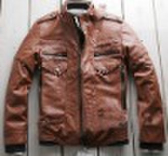 2010 Fashion Men's Leather jacket