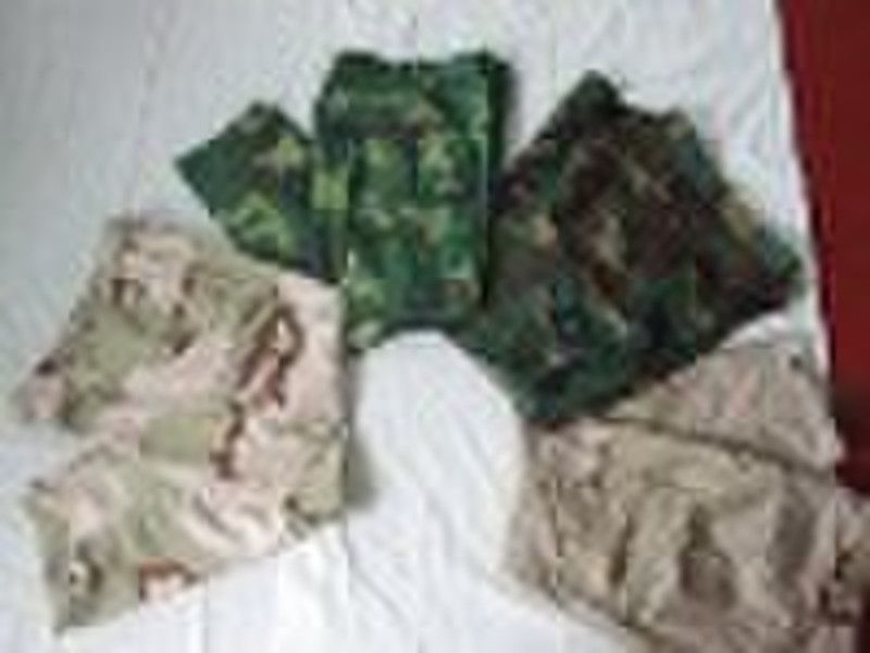 military camouflage uniform