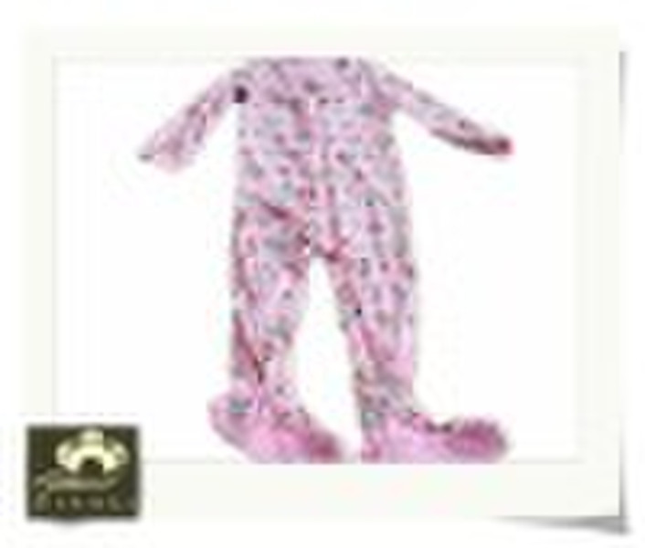 Rosa Blumen-Baby-Overall-Bekleidung