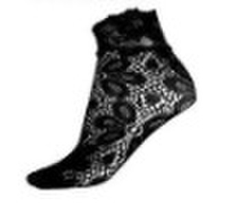 Ladies lace ankle sock