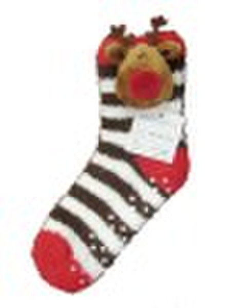 xmas Socks with Novelty head