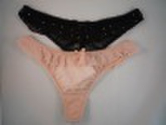 Gewebte Damen 100% Polyester Thong