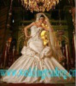 2010 High quality latest wedding dress BS2072