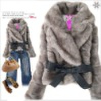 Fashion Luxurious Warm Ladies'  Fur Coat