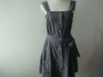 Am neuesten! 100% Baumwolle, Denim Damen Kleid