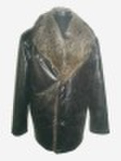 fur leather coat