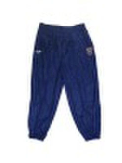 Men's 100% polyester training pants