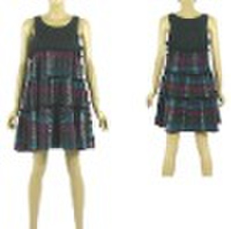 Checked Lian Yi doll dress